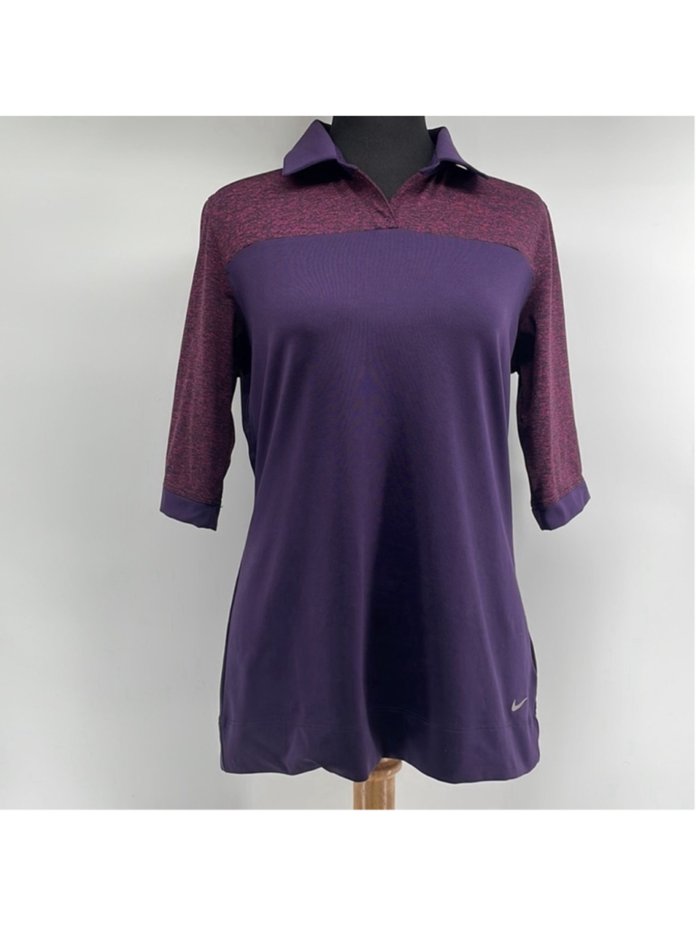 Nike golf tour performance two tone golf top sz m